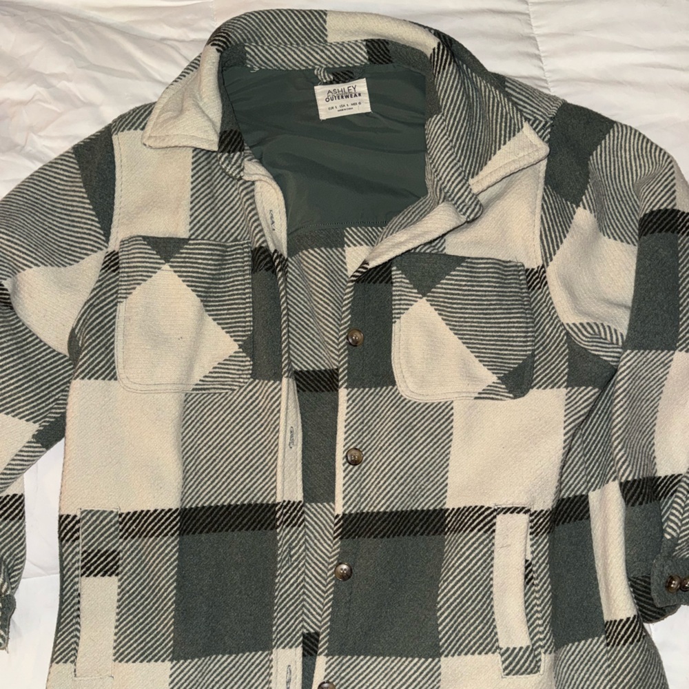 Ashley By 26 International Green and White Outerwear